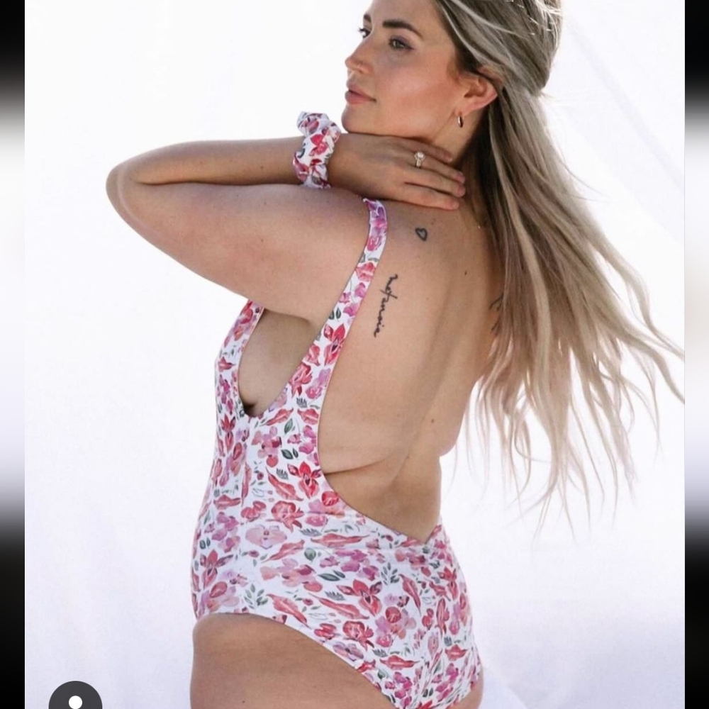 Londre x Birds Papaya Minimalist Swimsuit